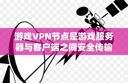 游戏VPN节点是游戏服务器与客户端之间安全传输游戏数据的中间环节，确保数据加密和完整性。以下是游戏VPN节点的关键分析