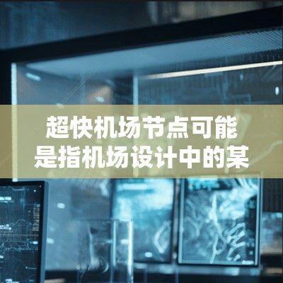 超快机场节点可能是指机场设计中的某个特别设计或节点，旨在提升机场的整体效率和乘客的飞行体验。以下是一些可能的解释和建议
