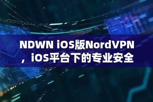 NDWN iOS版NordVPN，iOS平台下的专业安全 VPN 体验