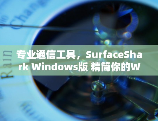 专业通信工具，SurfaceShark Windows版 精简你的Wi-Fi和移动数据连接