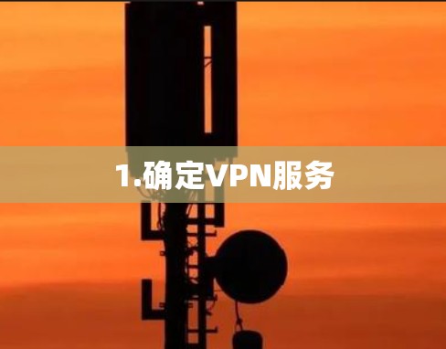 1.确定VPN服务