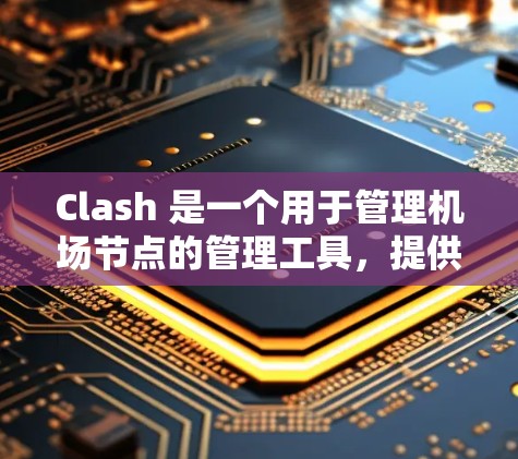 Clash 是一个用于管理机场节点的管理工具，提供多种节点管理方法，帮助维护和优化机场环境。以下是Clash 节点管理的主要方法，按子项分类整理如下