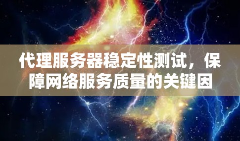 代理服务器稳定性测试，保障网络服务质量的关键因素