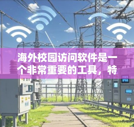 海外校园访问软件是一个非常重要的工具，特别是当学生和研究人员需要访问国外学校或机构的资源时。以下是一些常见的海外校园访问软件及其特点，供您参考