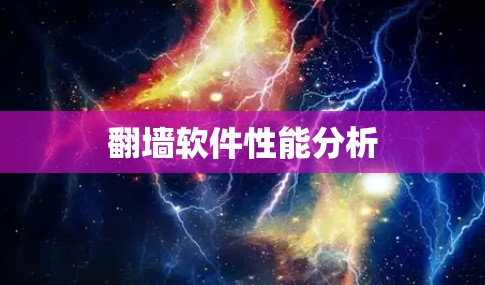 <strong>翻墙软件</strong>性能分析