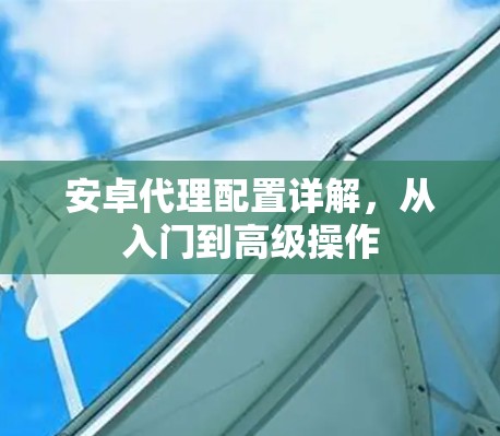 安卓代理配置详解,从入门到高级操作 安卓代理配置详解,从入门到高级操作
