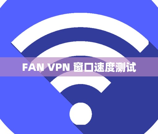 FAN VPN 窗口速度测试
