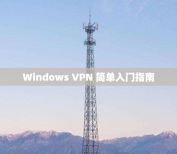 Windows VPN 简单入门指南