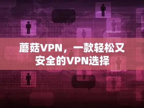 蘑菇VPN,一款轻松又安全的VPN选择 蘑菇VPN,一款轻松又安全的VPN选择
