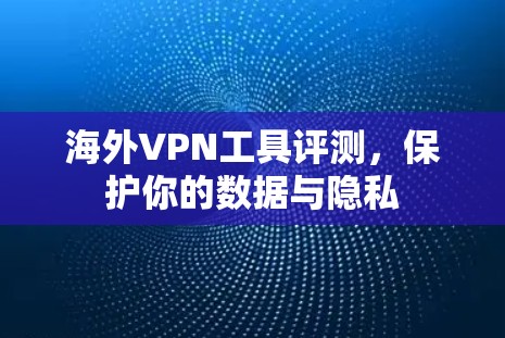 海外VPN工具评测，保护你的数据与隐私