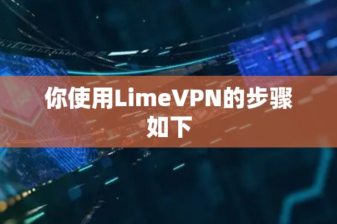你使用LimeVPN的步骤如下
