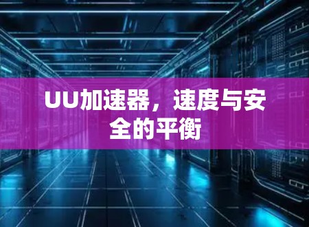 UU加速器，速度与安全的平衡