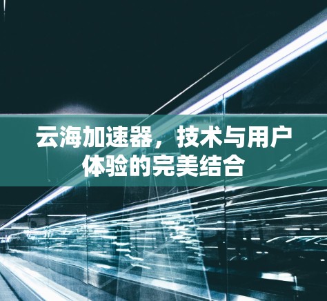 云海加速器,技术与用户体验的完美结合