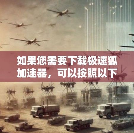 如果您需要下载极速狐加速器，可以按照以下步骤操作