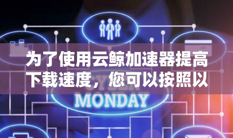 为了使用云鲸加速器提高下载速度,您可以按照以下步骤操作