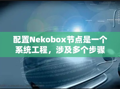 配置Nekobox节点是一个系统工程,涉及多个步骤,每个步骤都有其特定的功能和要求。以下是一个逐步的解决方案,帮助您完成Nekobox节点的配置