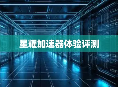 星耀加速器体验评测