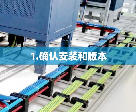 1.确认安装和版本