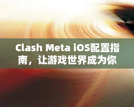 Clash Meta iOS配置指南,让游戏世界成为你的朋友