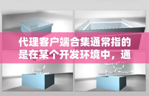 代理客户端合集通常指的是在某个开发环境中,通过代理(如代理服务器或客户端代理)来管理多个客户端(如Web服务器、移动端应用等)并收集这些客户端相关的数据、请求、日志等信息,然后进行汇总、分析或存储
