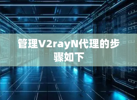 管理V2rayN代理的步骤如下