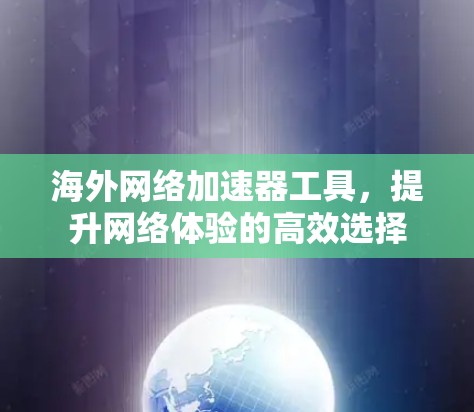 <strong>海外网络加速器</strong>工具,提升网络体验的高效选择