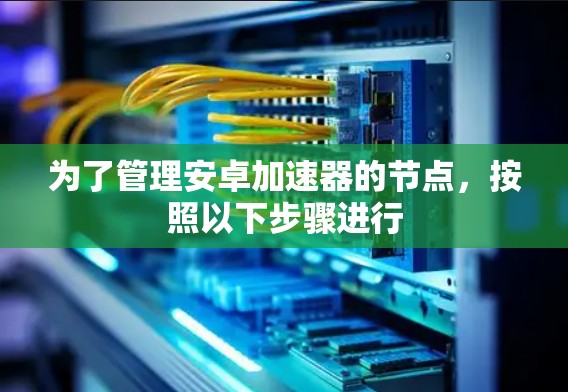 为了管理安卓加速器的节点，按照以下步骤进行